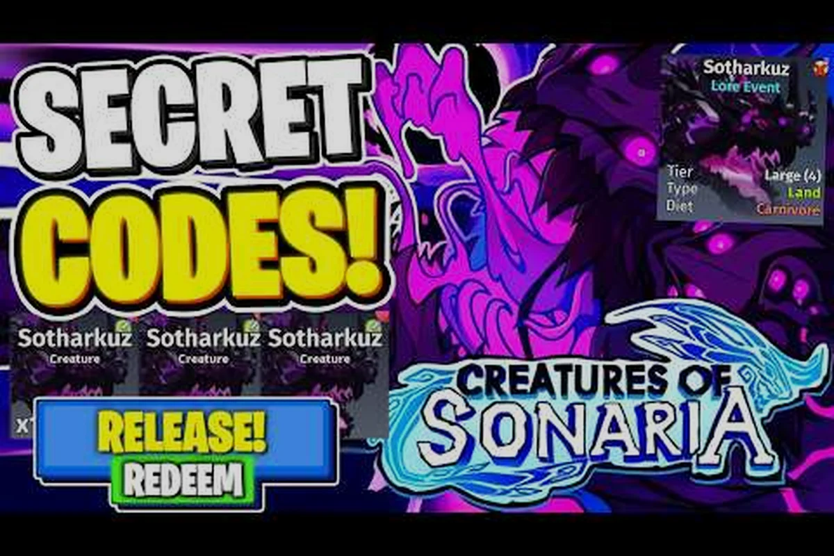 Creatures of Sonaria Active Codes 2026: Full List